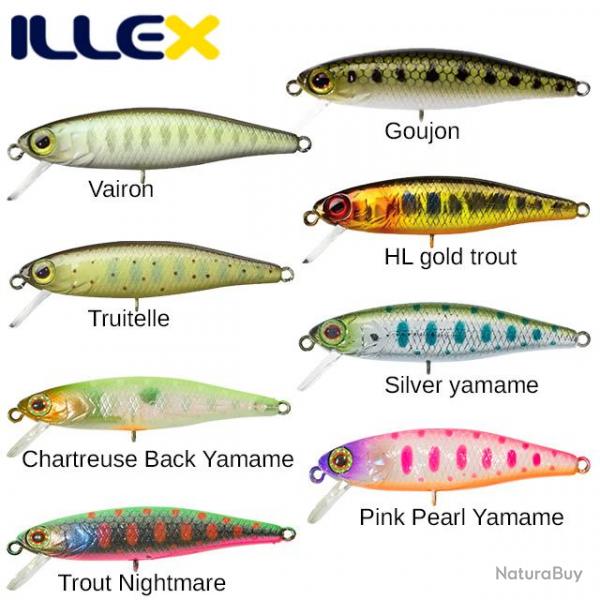 Leurre Tiny Fry 50 SP Illex 5cm Silver Yamame