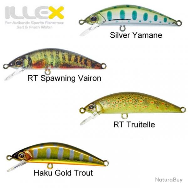 Leurre Tricoroll 47 HW Illex 4,7cm Silver Yamame