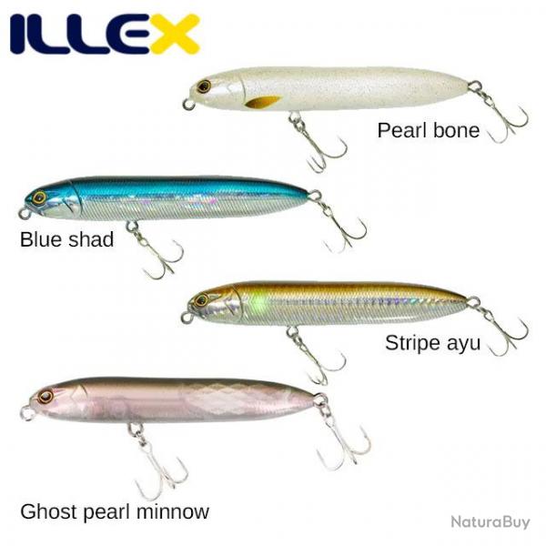 Leurre Chatter Beast 90 Illex 9cm Ghost Pearl Minnow