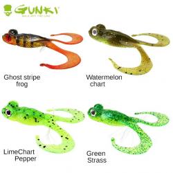 Leurre Bull Frog 100 Gunki 10cm Ghost Stripe Frog