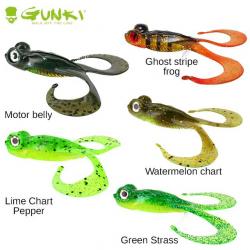 Leurre Bull Frog 130 Gunki 13cm Ghost Stripe Frog