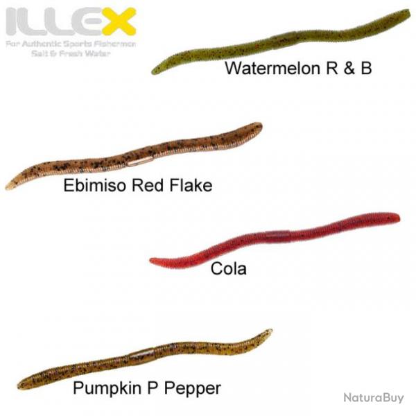 Leurre Flick Shake 4'8'' Illex  Pumpkin Purple Pepper