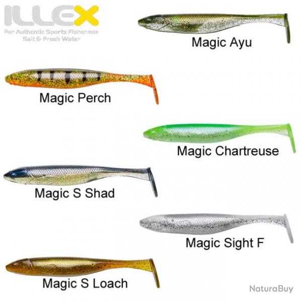 Leurre Magic Fat Shad 5 Illex 11cm Magic Chartreuse