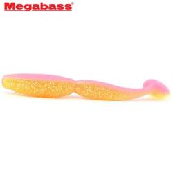 Leurre Super Spindle Worm 4 Megabass 10cm Pink Chart