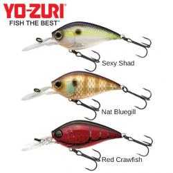 DESTOCKAGE ! Leurre 3DB Crank MR 60mm Yo-Zuri Red Crawfish