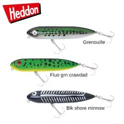 Leurre Zara Puppy Spook 70mm Heddon Fluo GRN Crawdad