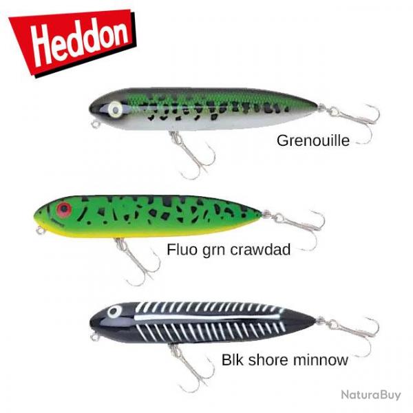 Leurre Zara Puppy Spook 70mm Heddon Fluo GRN Crawdad