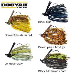 Leurre Baby Boo Jig Booyah 9g Black BLk Brown Chart