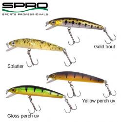 DESTOCKAGE ! Leurre Powercatcher Minnow 50 SF 2.6g Spro 5cm Splatter