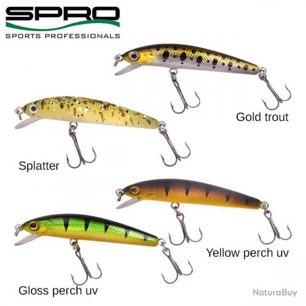 Leurre Powercatcher Minnow 50 SF 2.6g Spro 5cm Splatter