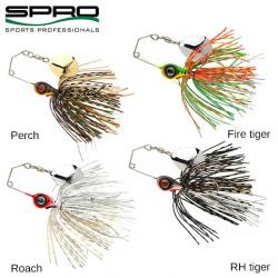 Leurre Spinnerbait Spro Iris Ambush Baby Spinnerbait 2/0 7g Fire Tiger