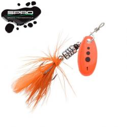 Leurre Cuiller Tournante Spro Spinner UV Orange 1