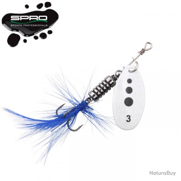 Leurre Cuiller Tournante Spro Spinner UV White 3