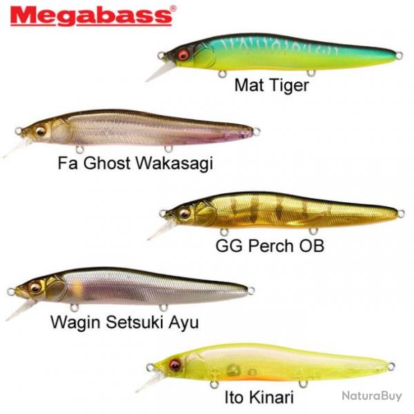 Leurre Vision Oneten 110 R Hi-Float Megabass 11cm Fa Ghost Wakasagi