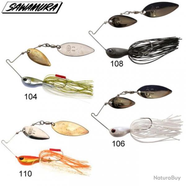 Leurre Spinnerbait Sawamura One Up Spin 3/8 104