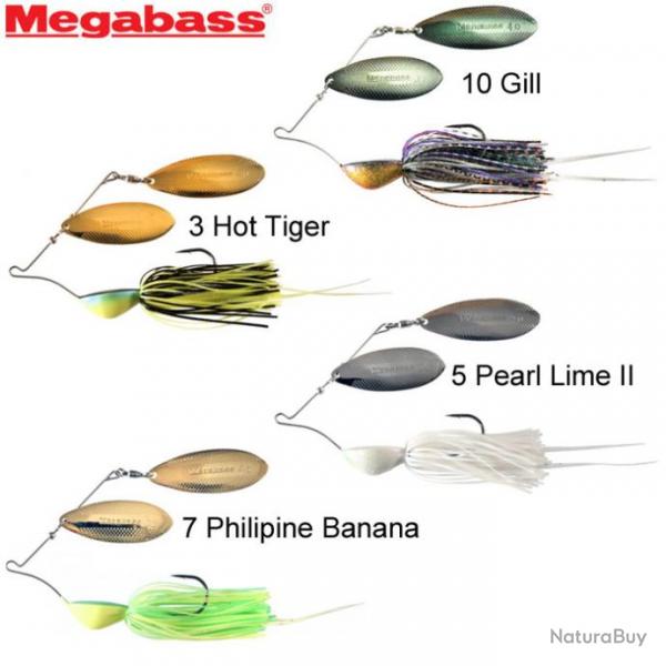 Leurre Spinnerbait Megabass V Flat Power Bomb 1/2 10 Gill