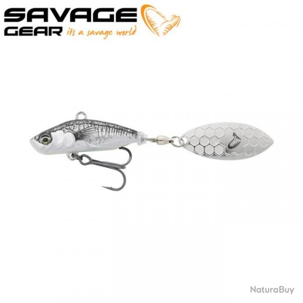 Leurre Savage Gear 3D Sticklebait Tailspin 6.5cm 9g Black Silver