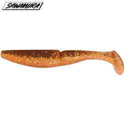 Leurre One up shad 6 Sawamura 12,4cm Tinsel orange"