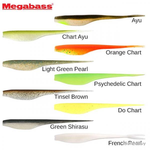 Leurre Sling Shad 5 Megabass Ayu