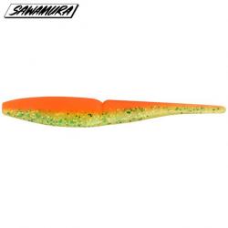 Leurre One Up Slug 5 Sawamura Orange green
