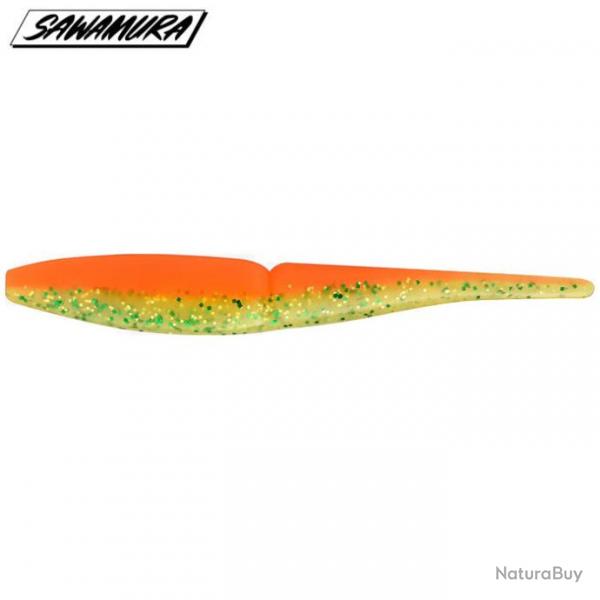 Leurre One Up Slug 5 Sawamura Orange green