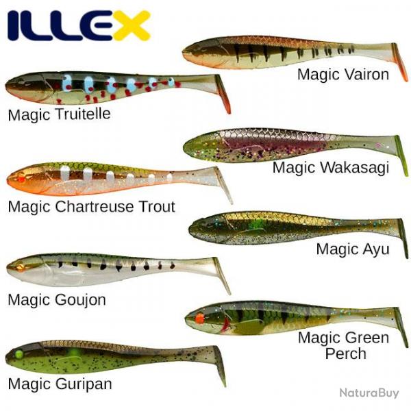 Leurre Illex Magic Slim Shad 2 Magic Chartreuse Trout