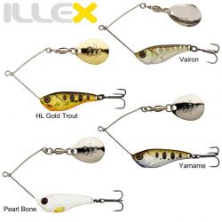 DESTOCKAGE ! Leurre Illex Micro Spinnerbait Stream Roller 4g Pearl Bone