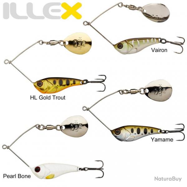 Leurre Illex Micro Spinnerbait Stream Roller 4g Pearl Bone