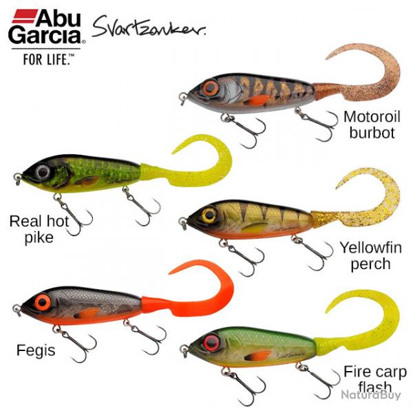 DESTOCKAGE ! Leurre Svartzonker McMy Tail 200 Abu Garcia Fire Carp Flash