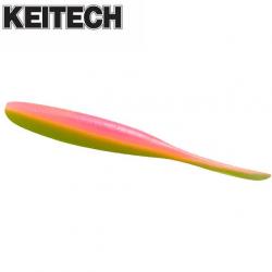 Leurre Keitech Shad impact 2 -5 cm Pink Chartreuse