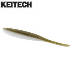 Leurre Keitech Shad impact 3 - 7,6cm White Ayu