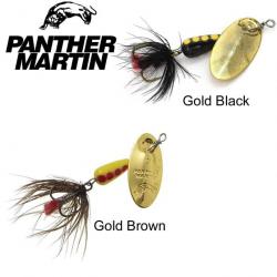 Leurre Panther Martin Cuillère Classic Fly PMRF4 - 3.5g Gold Black