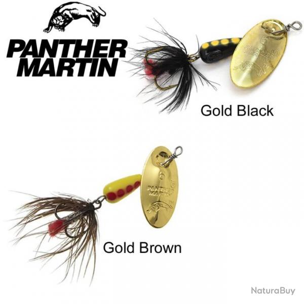 Leurre Panther Martin Cuillre Classic Fly PMRF4 - 3.5g Gold Black