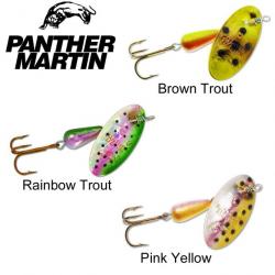 Leurre Panther Martin Cuillère Classic Holographic PMH4 - 3.5g Brown trout