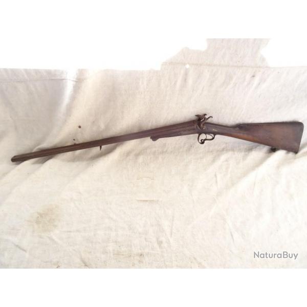 FB82)  lot , rare calibre 24 = fusil a broches ,  canonnier BERNARD , vendu par BUCHERON a MOULINS