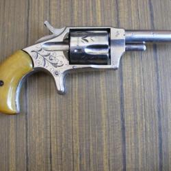 Superbe Revolver HOPKINS  - HALLEN - M'FG CO , pat march 28 , 1871 Ranger n°2 - cal.32 RF