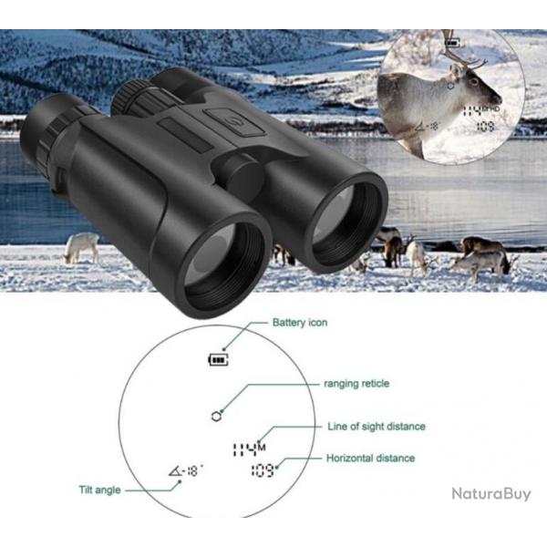 PROMO Jumelles Tlmtre 1200m BK9 prisme qualit PRO VERTE OU NOIR