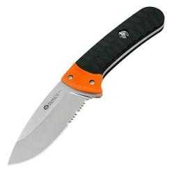 Couteau fixe Maserin Sax noir/orange