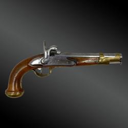 Pistolet Des Gardes Du Corps De La Maison Militaire Du Roi, Second Modèle 1816.