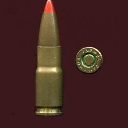 7.62 x 24 - RARE calibre de tir réduit portugais - marquage  : 7,24 x 24   FNM-1-73