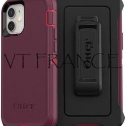 Coque Anti-Choc OTTERBOX Defender pour iPhone, Couleur: Rouge, Smartphone: iPhone 7/8/SE2/SE3