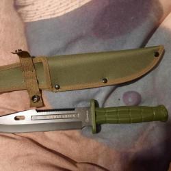 Couteau tactique Midway Green Lame 18 cm