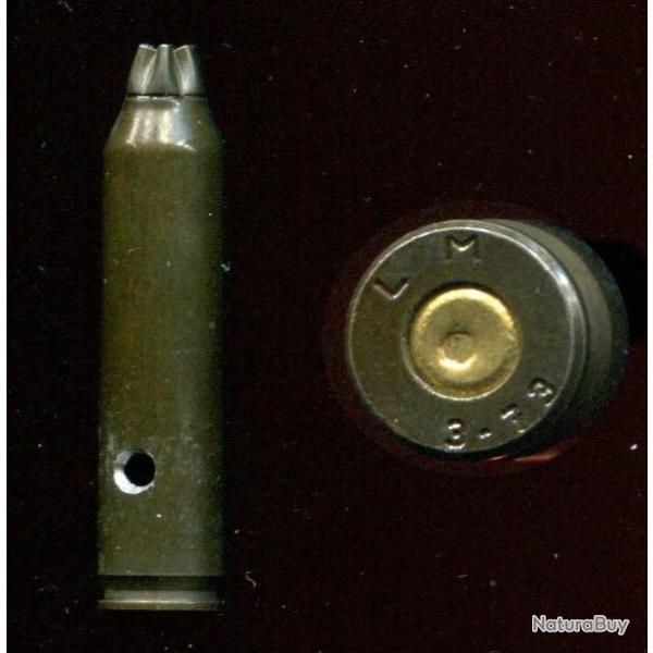 5.56 x 45 FAMAS France - RARE exprimentale lance-grenade acier verte - Le mans  1973 - LM  3-73