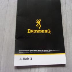manuel de propriétaire de carabine  Browning  Bolt
