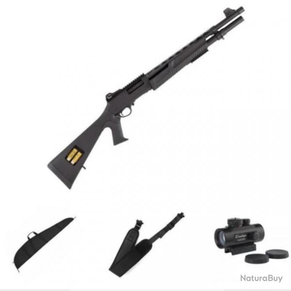 Vente Flash ! Fusil à pompe Hatsan Escort MP - Cal. 12/76 - Pack complet