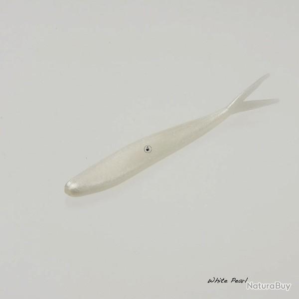 Leurre Souple Zoom Flukes 11cm White Pearl - Leurres souples Carnassiers  (10124246)