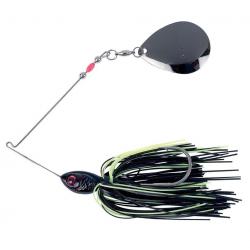 Spinnerbait Booyah Moon Talker 1/2oz Black Chartreuse