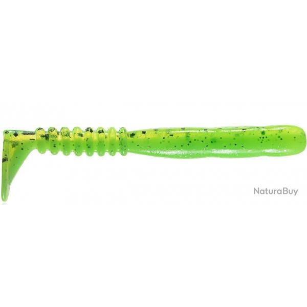 Leurre Reins Rockvibe Shad 3" - 7,5cm B85 - Chart Pepper / Glow Melon Soda