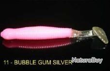 Leurre Big Bite Baits Paddle Tail 8,3cm Bubble Gum Silver