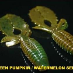 Leurre Big Bite Baits Yomama 3' Green Pumpkin / Watermelon Seed Laminate